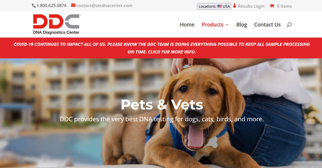 DDC Veterinary Review homepage