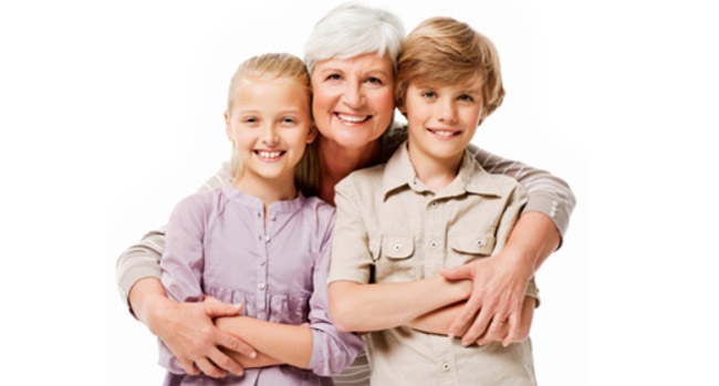 EasyDNA relationship dna test grandmother with children