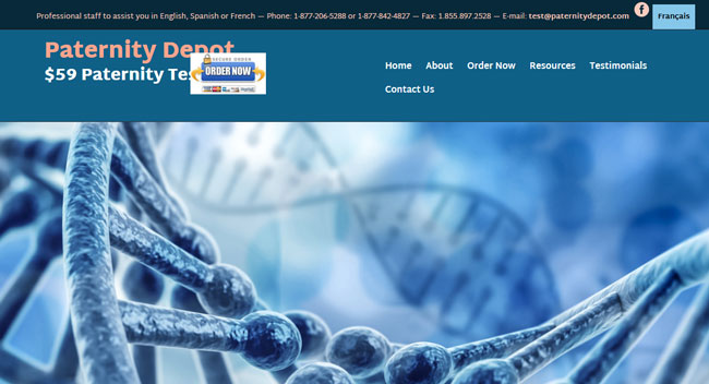 Paternity Depot Homepage