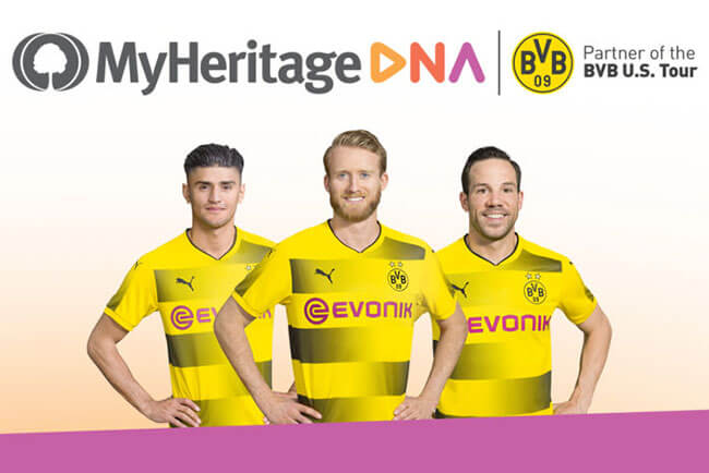 Borussia Dortmund Players Test With MyHeritage DNA 