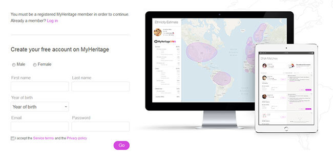 Upload Your DNA File To MyHeritage