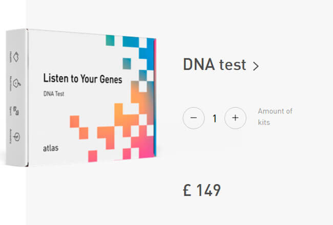 Atlas-Biomed-Listen-To Your Genes DNA Test