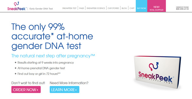 SneakPeek homepage