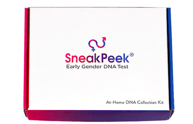 SneakPeek kit box on white background