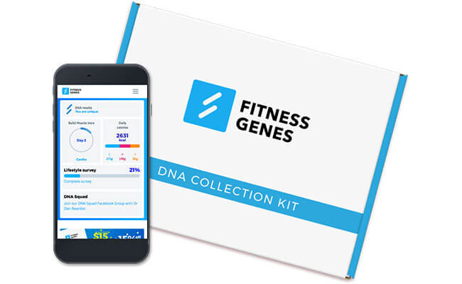 FitnessGenes results oo smart phone