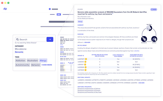 Nebula-Genomics DNA generate a report