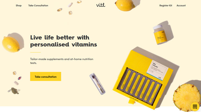 Vitl Review homepage