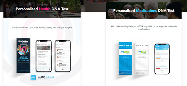 myDNA tests